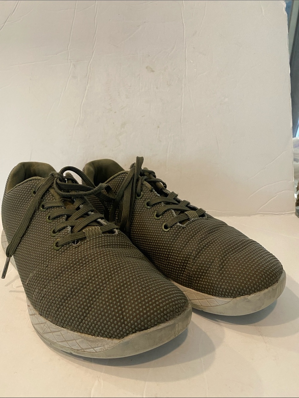 No Bull Unisex Olive Green Casual Trainer Sneakers -